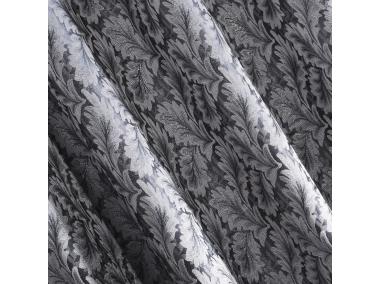 Zdjęcie: Zasłona Maya 140x250 cm czarno-srebrna na przelotkach EUROFIRANY