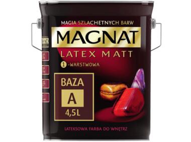 Zdjęcie: Farba lateksowa Latex Matt 4,5 L biała MAGNAT