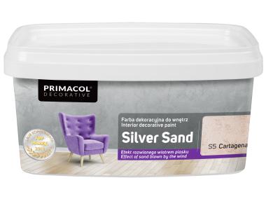 Zdjęcie: Farba dekoracyjna Silver Sand 1 L Cartagena S5 PRIMACOL DECORATIVE