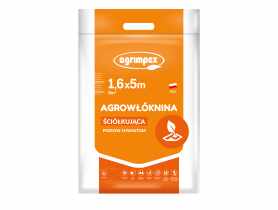 Agrowłóknina ściółkująca 50 g czarna 1,6 x 5 m AGRIMPEX