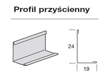 Zdjęcie: Profil przyścienny kątowy 19x24 mm - 3 m Prelude ARMSTRONG