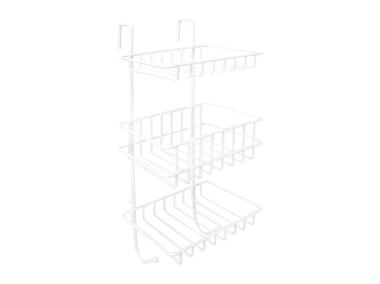 Zdjęcie: Półka druciana 22,5x57x13,5 cm biała AWD INTERIOR
