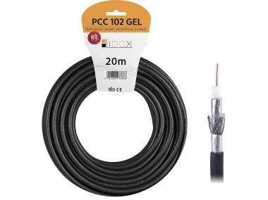 Zdjęcie: Kabel koncentryczny żelowany RG6U PCC102GEL-20 20 m LIBOX
