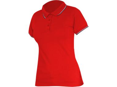 Zdjęcie: Koszulka Polo damska 190g/m2, czerwona, XL, CE, LAHTI PRO