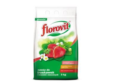 Zdjęcie: Nawóz do truskawek i krzewów owocowych worek 3 kg FLOROVIT