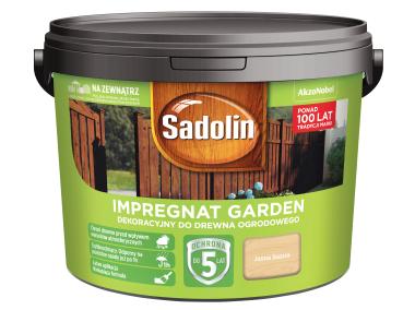 Zdjęcie: Impregnat do drewna ogrodowego Garden 9 L jasna sosna SADOLIN