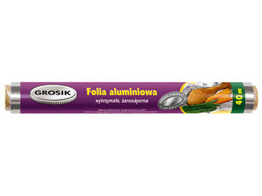 Zdjęcie: Folia aluminiowa 40 m GROSIK