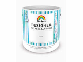 Farba lateksowa Designer Kitchen&Bathroom White 2,5 L BECKERS