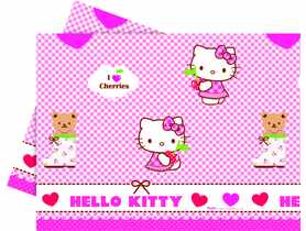 Obrus foliowy Hello Kity Hearts 120x180 cm DISNEY