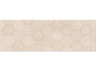 Zdjęcie: Płytka ścienna Brazil hexagon cream 20x60 cm CERSANIT