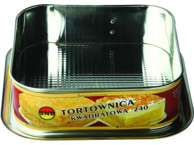 Zdjęcie: Tortownica 24 cm kwadratowa MONDEX