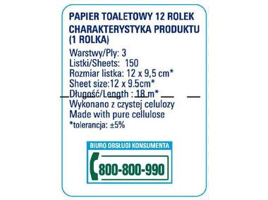 Zdjęcie: Papier toaletowy Delicate  Aloe Vera 12 rolek REGINA