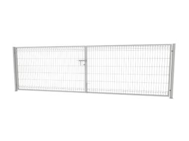 Zdjęcie: Brama 3D 400x123 cm ocynk komplet BETAFENCE