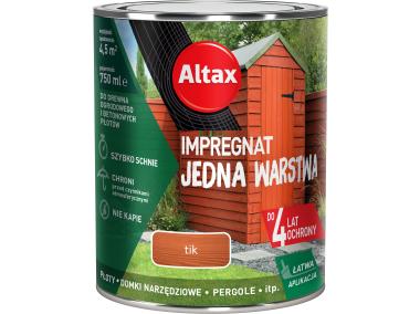 Zdjęcie: Impregnat Jedna Warstwa 4 lata 0,75 L tik ALTAX