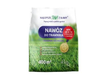 Zdjęcie: Nawóz do trawnika NPK 20-8-10 + Magnez + Siarka 4 kg ROLIMPEX