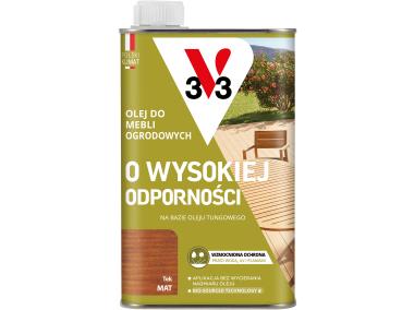 Zdjęcie: Olej do mebli ogrodowych o wysokiej odporności Tek 0,5L V33