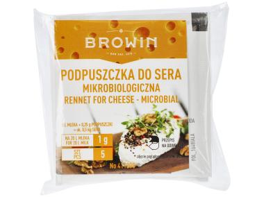 Zdjęcie: Podpuszczka do serów 5x1 g BROWIN