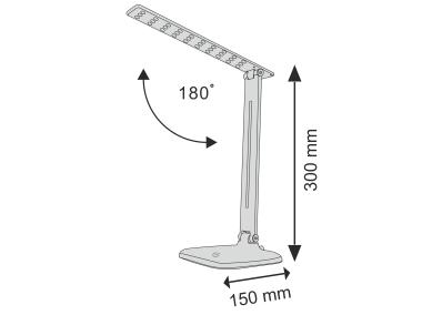 Zdjęcie: Lampa LED Jowi 9 W czarna POLUX