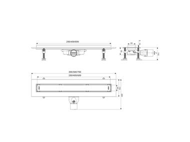 Zdjęcie: Odpływ liniowy venisio slim 300 mm TYCNER