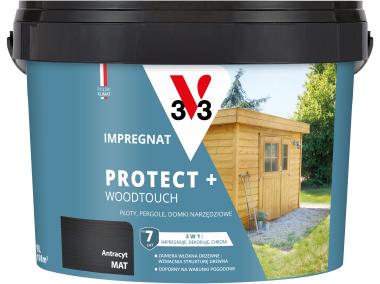 Zdjęcie: Impregnat Protect+ Woodtouch Antracyt 9L V33