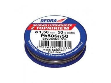 Zdjęcie: Lut z topnikiem 1,5 mm - 50 g DEDRA