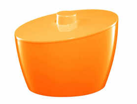 Pojemnik kosmetyczny Pop pomarańczowy BISK