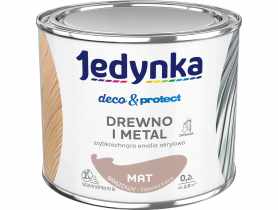 Emalia akrylowa Deco&Protect drewno i metal mat brązowy 0,2 L JEDYNKA