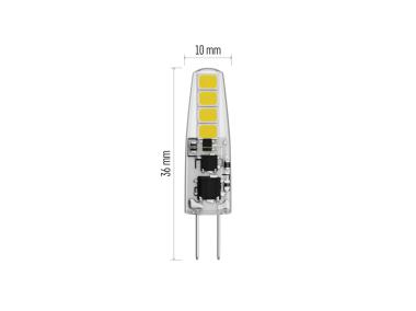 Zdjęcie: Żarówka LED Classic JC, G4, 1,9 W (21 W), 200 lm, ciepła biel 2PK EMOS