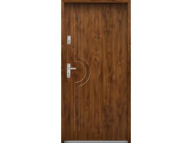 Zdjęcie: Drzwi wejściowe do mieszkań Bastion N-03 Dąb złoty 80 cm prawe OSPŁ KR CENTER