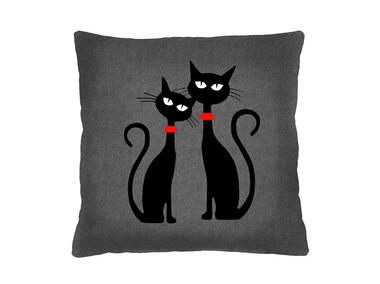 Zdjęcie: Poszewka do poduszki Black cats 40x40 cm BERTONI