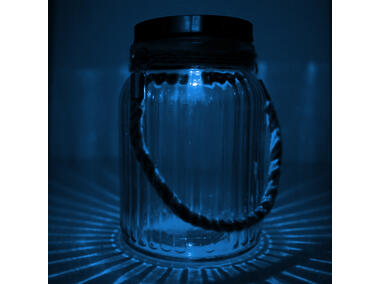 Zdjęcie: Lampa solana Lyon słoik szklany z pokrywką  POLUX