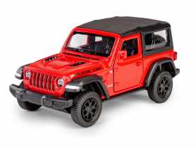 Model metalowy 5 Jeep Wrangler Rubicon 2021 Soft Top 553060St red RMZ