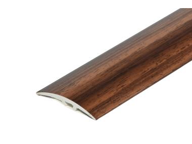 Zdjęcie: Kształtownik PVC wcisk szeroki 40 mm 2w1 L= 1,80 m Teak okleina mat CEZAR