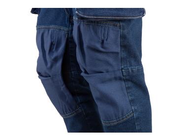 Zdjęcie: Spodnie robocze wzmocnienia na kolanach, rozmiar XS DENIM