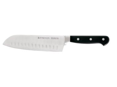 Zdjęcie: Nóż santoku z przetłoczeniem Kitchen Pro 18 cm AMBITION