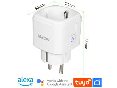 Zdjęcie: Gniazdko Smart Plug Wifi VA0010 inteligentne VAYOX