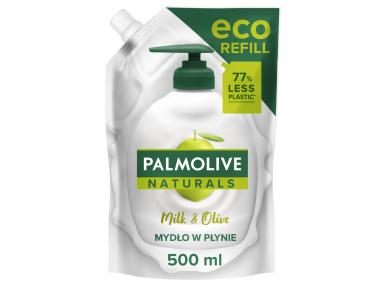 Zdjęcie: Mydło w płynie do rąk mleko i oliwka 0,5 L zapas PALMOLIVE NATURALS