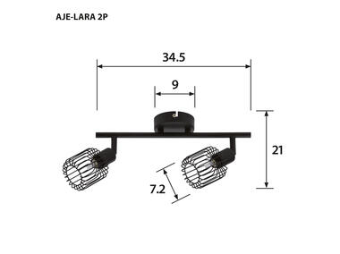 Zdjęcie: Listwa aje-lara 2p g9 2x40w ACTION