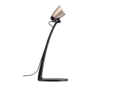 Zdjęcie: Lampa biurkowa LED Glory czarna,champagne EMOS