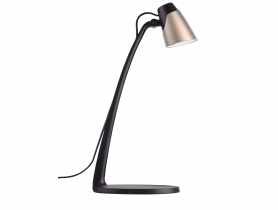 Lampa biurkowa LED Glory czarna, champagne EMOS