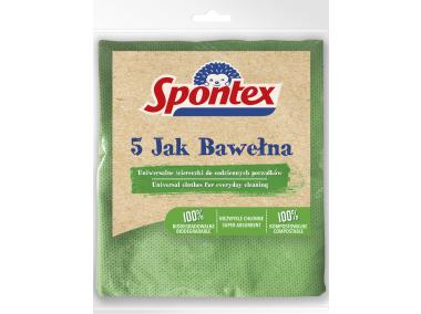 Zdjęcie: Ścierka jak bawełna Eco 5 sztuk SPONTEX