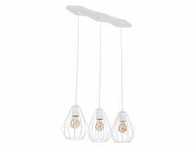 Lampa wisząca Brylant 3 x E27 biała 2225 TK LIGHTING