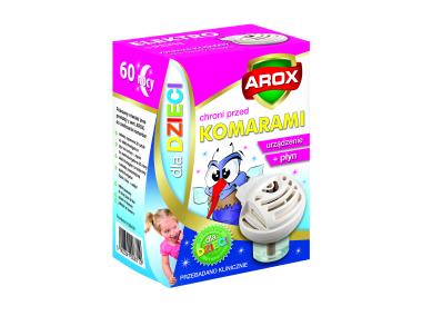 Zdjęcie: Elektrofumigator dla dzieci + płyn na 60 nocy Arox 1 szt. AGRECOL