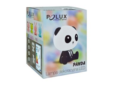 Zdjęcie: Lampka nocna  PANDA LED 2,5W biało- czarna POLUX