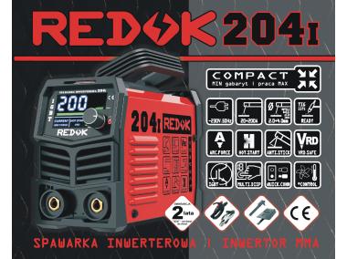 Zdjęcie: Spawarka inwerterowa 204i - MMA/TIG lift REDOK