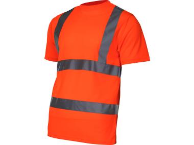 Zdjęcie: Koszulka T-Shirt ostrzegawcza, pomarańczowa, L, CE, LAHTI PRO