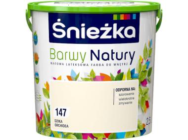 Zdjęcie: Farba Barwy Natury dzika orchidea 147 2,5L ŚNIEŻKA