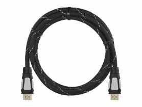 Przewód HDMI 2.0 wtyk A - wtyk A, nylon, 1,5 m EMOS