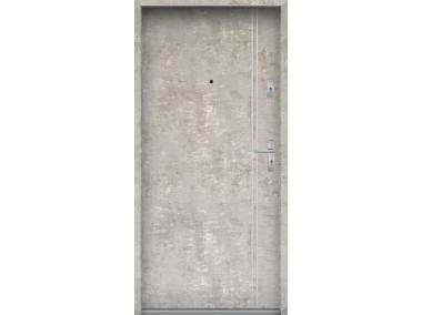 Zdjęcie: Drzwi wejściowe do mieszkań Bastion A-37 Beton naturalny 80 cm lewe OSP KR CENTER