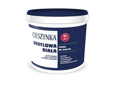 Zdjęcie: Farba do wnętrz Cieszynka Plus biała 15 L PPG